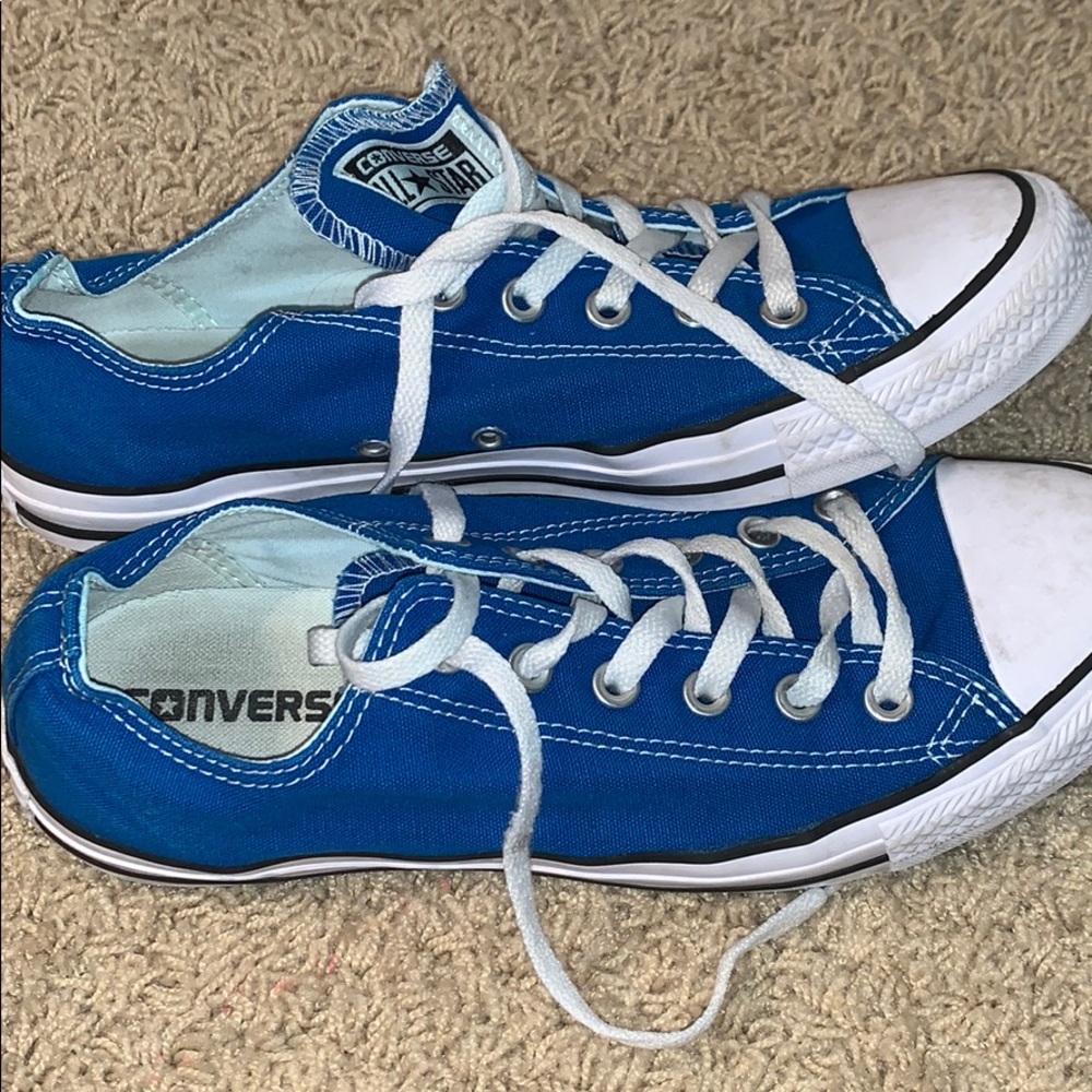 Snorkel Blue Low-Top Converse
